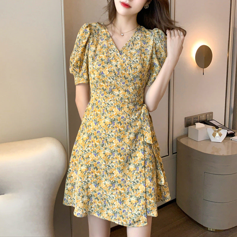 Floral dress women's clothing